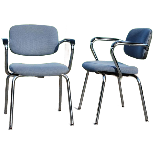 Buisframestoelen Strafor steelcase 1