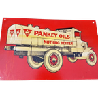 Authentic Usa Tin Sign Van Pankey Oils Nothing Better⛽ thumbnail 1