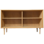 Midcentury Eiken Lage Boekenkast, Borge Mogensen thumbnail 1
