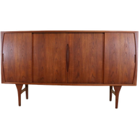 Henning Kjaernulf Voor Bruno Hansen Highboard 'Flakket' Vintage