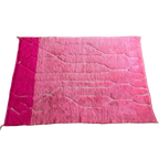 Pink Berber Boujad Wool Rug thumbnail 1