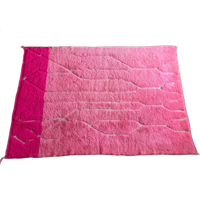 Pink Berber Boujad Wool Rug