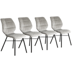 bert plantagie | Set Van 4 Eetkamerstoelen Canvas thumbnail 1