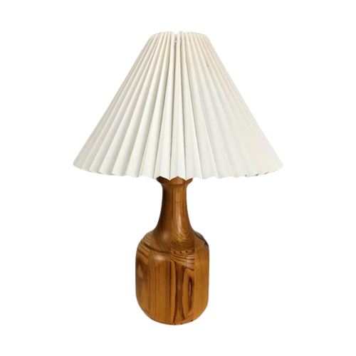 Vintage Houten Tafellamp