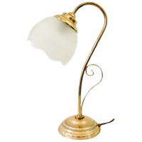 Messing Lamp Zwanenhals Tafellamp Art Deco Stijl