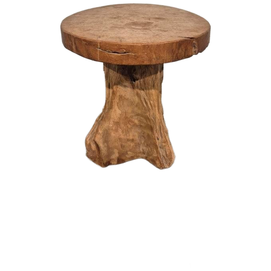 Massief Houten Boomstam Bijzettafel 1