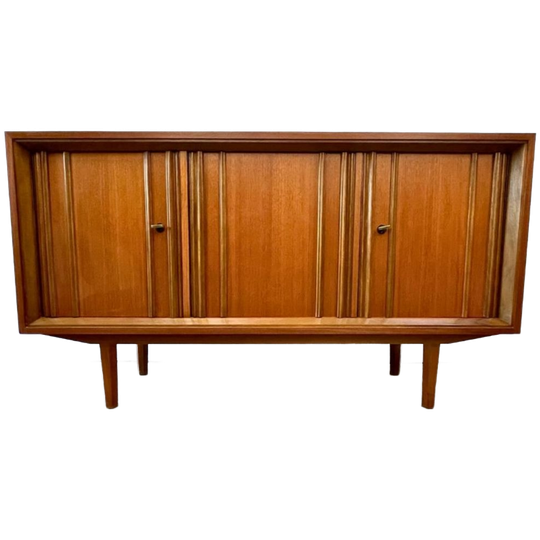 Unieke Vintage Dressoir / Lowboard In Hout Met 2x Opbergvak 1