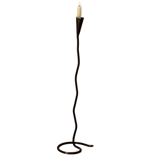 Vintage Tall Squiggle Candle Holder 1