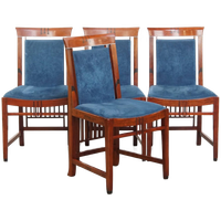 Geweldige Set Van 4 Art Deco Eetkamerstoelen Van Schuitema Uit De Decoforma Serie
