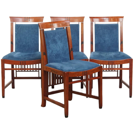 Geweldige Set Van 4 Art Deco Eetkamerstoelen Van Schuitema Uit De Decoforma Serie 1