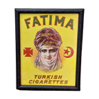 Ingelijste Reclame Van Fatima Turkish Blend Cigarettes🚬 thumbnail 1