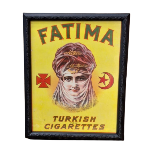 Ingelijste Reclame Van Fatima Turkish Blend Cigarettes🚬