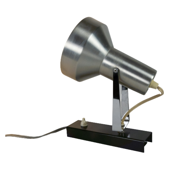 Dutch Design - Anvia Holland - Muurlampje - Spot - Geborsteld Aluminium - 60's 1