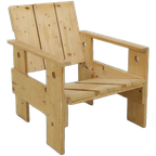 Dutch Lounge Chair In The Style Of Gerrit Rietveld, 1980s thumbnail 1