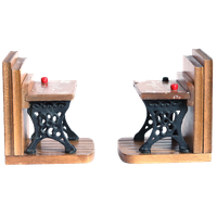 2- Super Leuke Vintage Boeksteunen Van Enesco "school Daze", Jaren '70 | Kerst