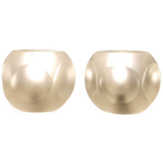 Set (2) Midcentury Design Tafellampjes Kubus, Peill&putzler 1