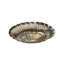 Vintage French Stainless Steel Basket
