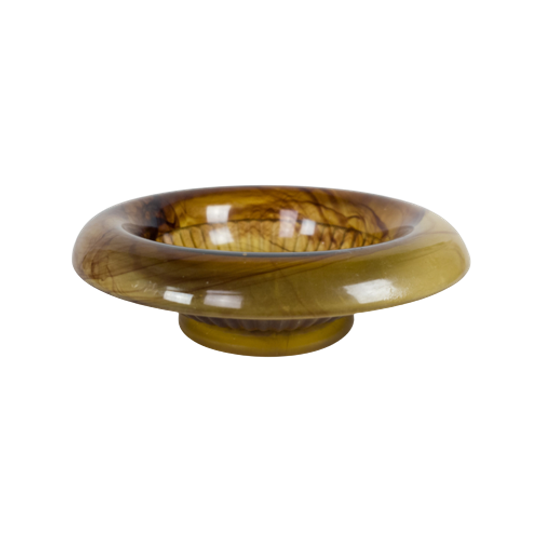 Cloud Glas - Art Deco - George Davidson - Model 1910md - Amber - 1930's 1