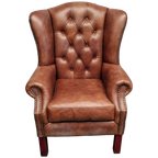Chesterfield Gloucester Fauteuil – Sc-tan Leer thumbnail 1