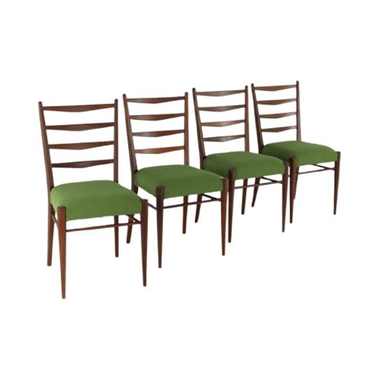 Set 4 Pastoe St09 Cees Braakman Stoelen New Upholstery Vintage 1