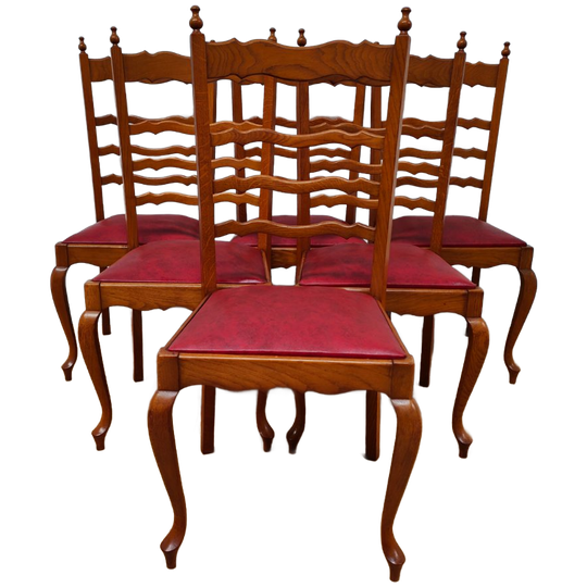 Vintage Antieke Landelijke Eettafelstoelen Stoelen Eetkamerstoelen Setprijs 1