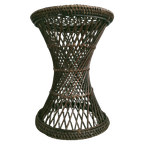 Rotan Diabolo Bijzet Plantentafel Vintage Jaren 60-70 thumbnail 1