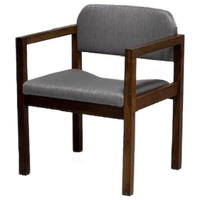 Jaren 60 Wengé Fauteuil Nederlands Design Armstoel Grijs