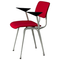 Revolt Stoel Friso Kramer Vintage Ahrend Rood Stof Kvadrat