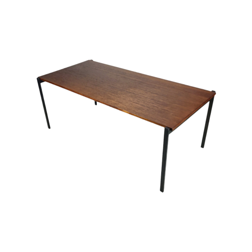 Minimalistische Teakhouten Salontafel 1960S