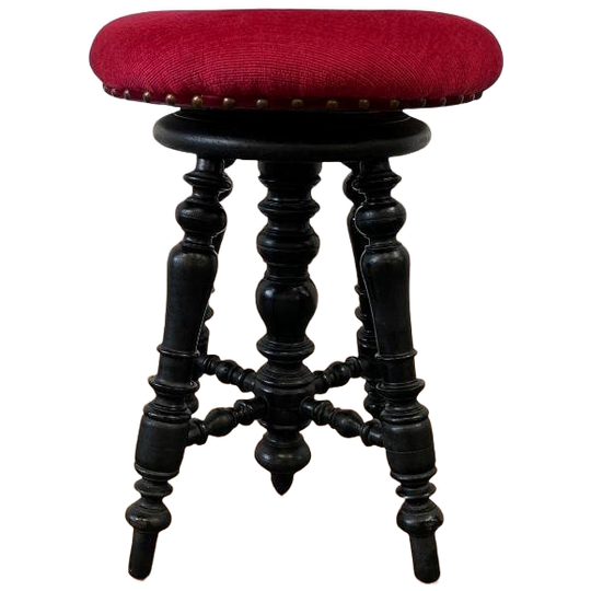 Vintage Pianosstoel / Tabouret / Kruk 1