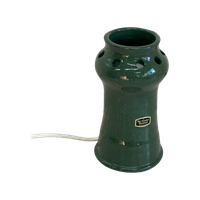 Keramiek Handmade Tafellampje Groen Vintage