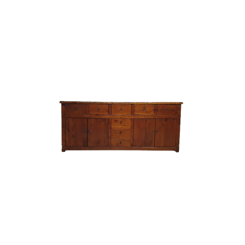 Spanisch Chestnut Wood Side Board Antiqu Bar Counter. Butcher Bar Counter