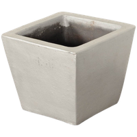 Vierkante Aluminium Bloempot Officenow, 24 X 24 X 20 Cm.