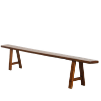 Tijdloze Antieke Franse Hal Bank/ Bankje Voor Aan De Eettafel Met Prachtige Kleuren