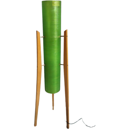 Novoplast Floorlamp Rocket Shape In Green 1960S