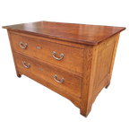 Antieke Lage Ladenkast, Dressoir Tv-muebel, Commode thumbnail 1