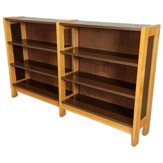 Vintage Design Houten Boekenkast Wandmeuble 1