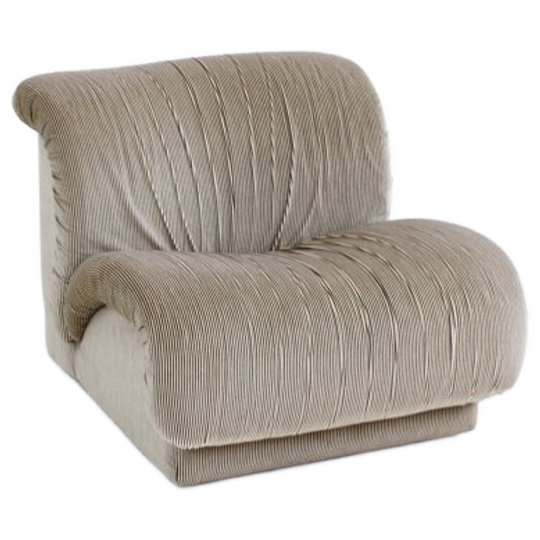 Vintage Fauteuil  Italiaans Design Doimo Salotti Jaren 70 1