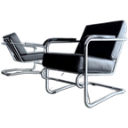 2x Vintage Lounge Chair By Enrico Prampolini For Cova Milano thumbnail 1