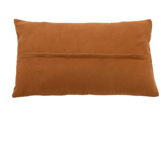 Bazar Bizar | Het Six Panel Leather Kussenhoes - Camel - 30x50 1