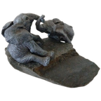 2x Beeld Olifant Sculpture Ornament Moederdag thumbnail 1
