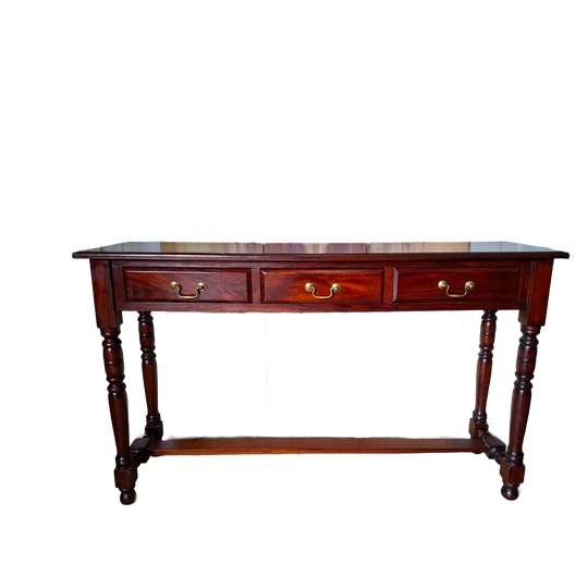 Klassieke Engelse Sidetable Haltafel, Wandconsole, Afm, 133x35cm En 80cm Hoog. 1