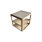 Witte Abs Trolley Van Alberto Rosselli Voor Kartell 1960 thumbnail 1
