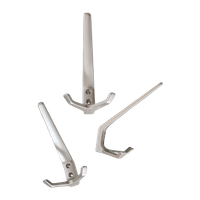 Aluminium Haken – Jaren 70 - (mb49)