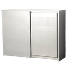Voortman Akoestische Schuifdeurkast, Aluminium, 122.50 X 160 Cm, Incl. 4 Legborden thumbnail 1