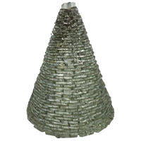 Vintage Pyramide Lamp - Opgebouwd Uit Stukjes Glas - Modern - Glas En Metaal - Frankrijk - 70'S