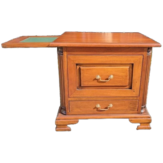 Klassiek Engels Bureau Ladekast, Nachtkastje Bijzettafel Met 1