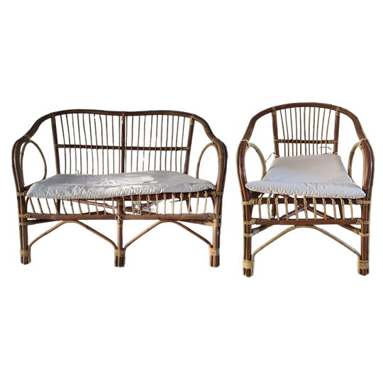 Rotan Stoelen Set 1