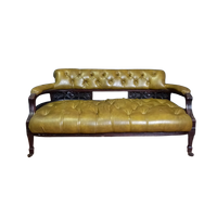 Victoriaans Chesterfield Leesbankje