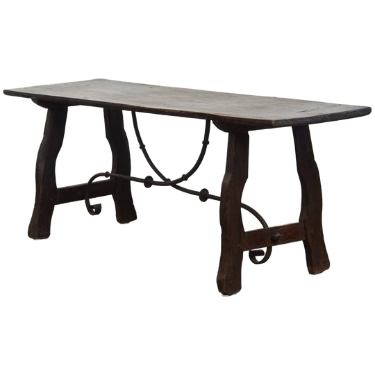 Geweldige Originele 18E-Eeuwse Antieke Spaanse Side Table Met Een Prachtig Patina 1